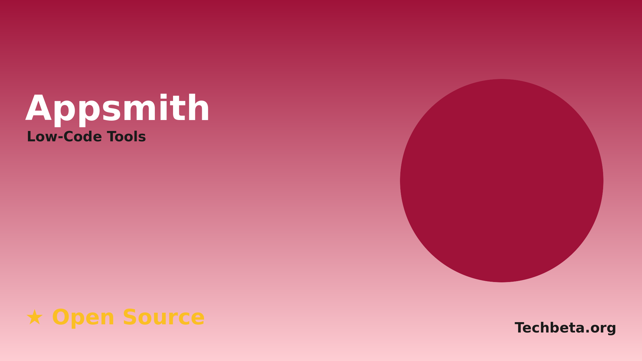 Appsmith: Open-Source Low-Code Platform for Building Internal Tools and Dashboards