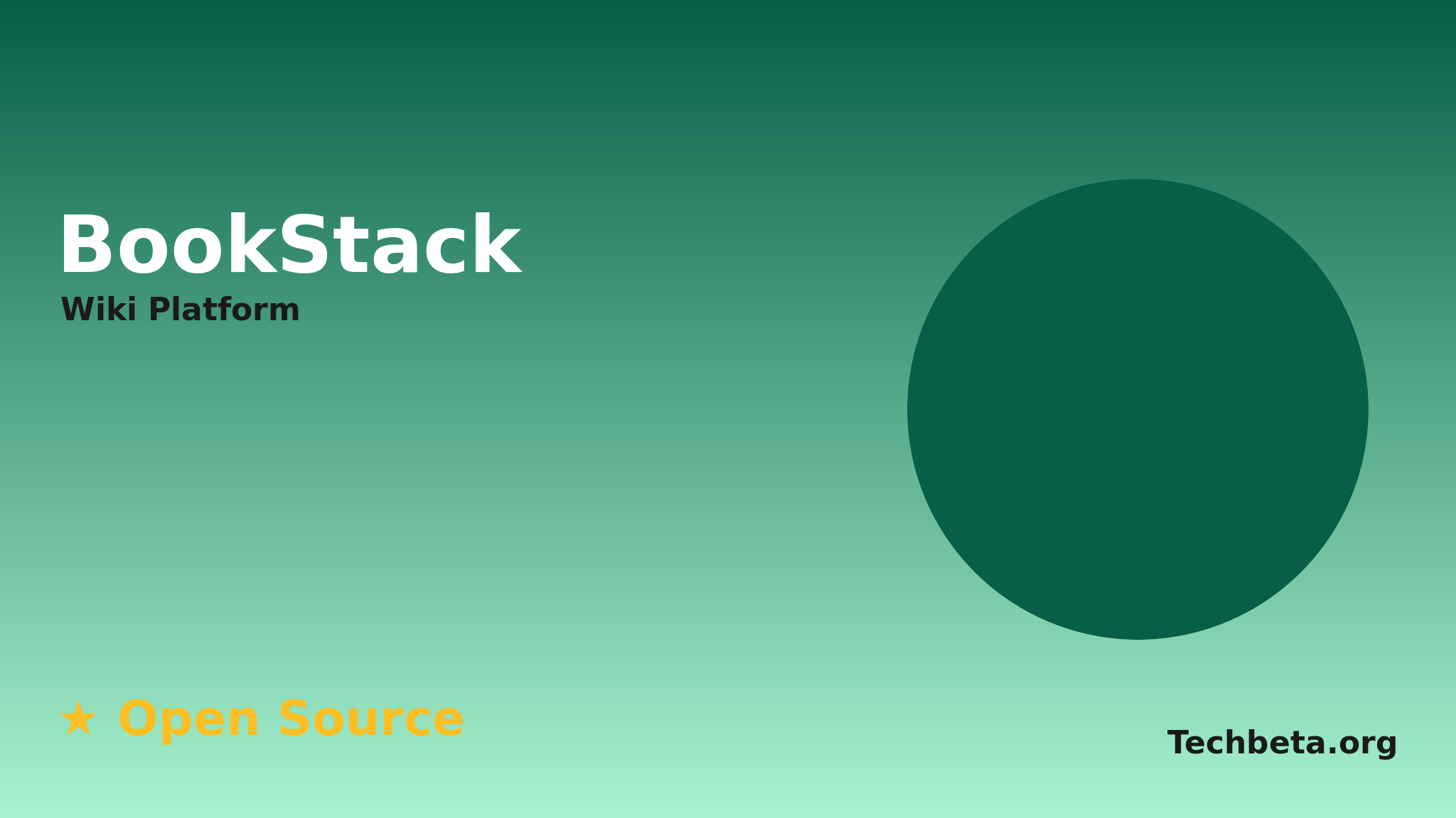 BookStack: Open-Source Wiki and Knowledge Management Platform