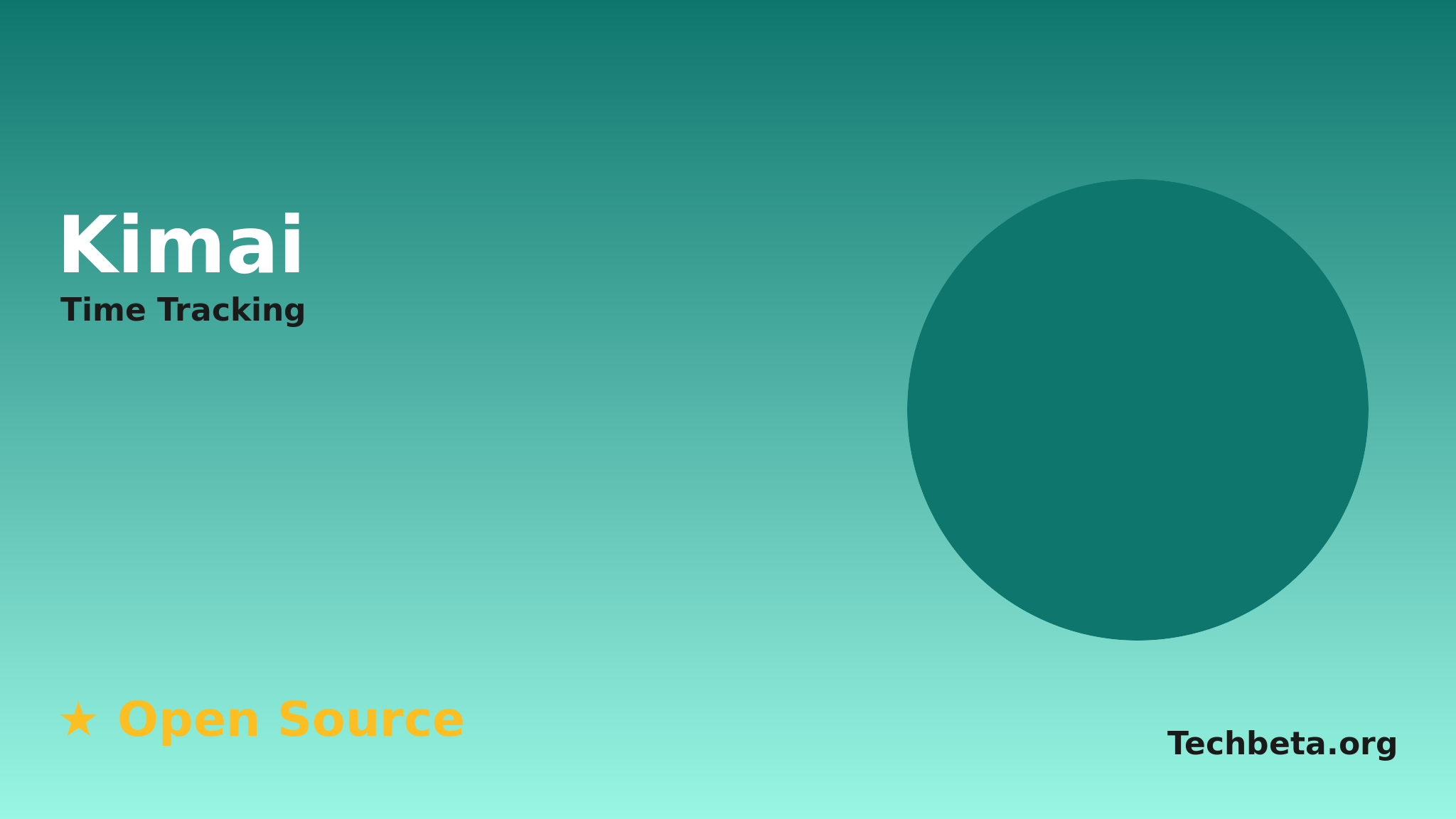 Kimai: Open-Source Time Tracking Software for Freelancers and Teams