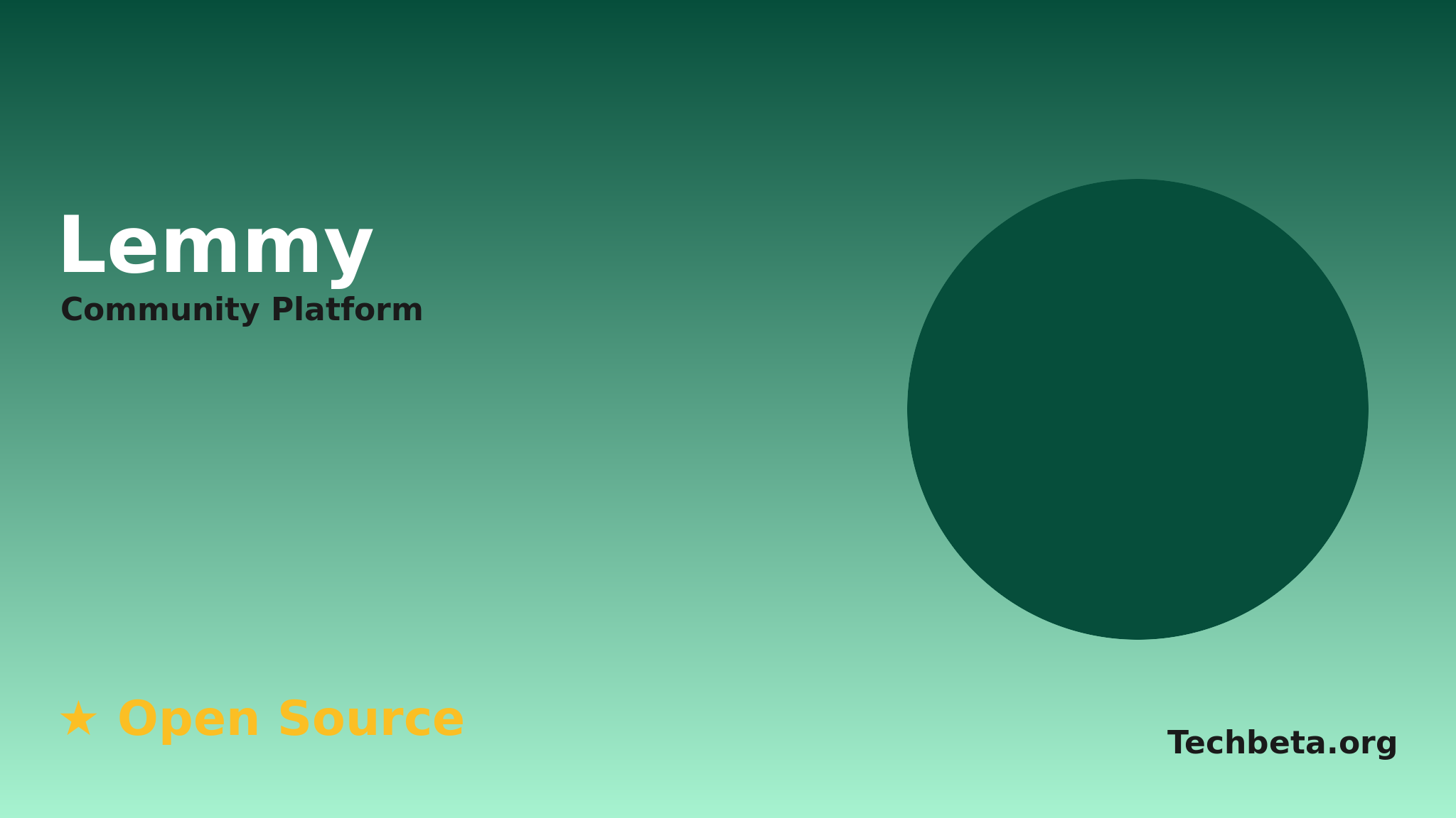 Lemmy: Open-Source Federated Community Platform for Discussion and Sharing