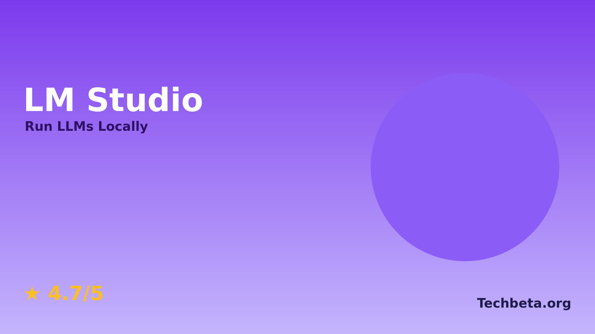 LM Studio – Run Large Language Models Locally