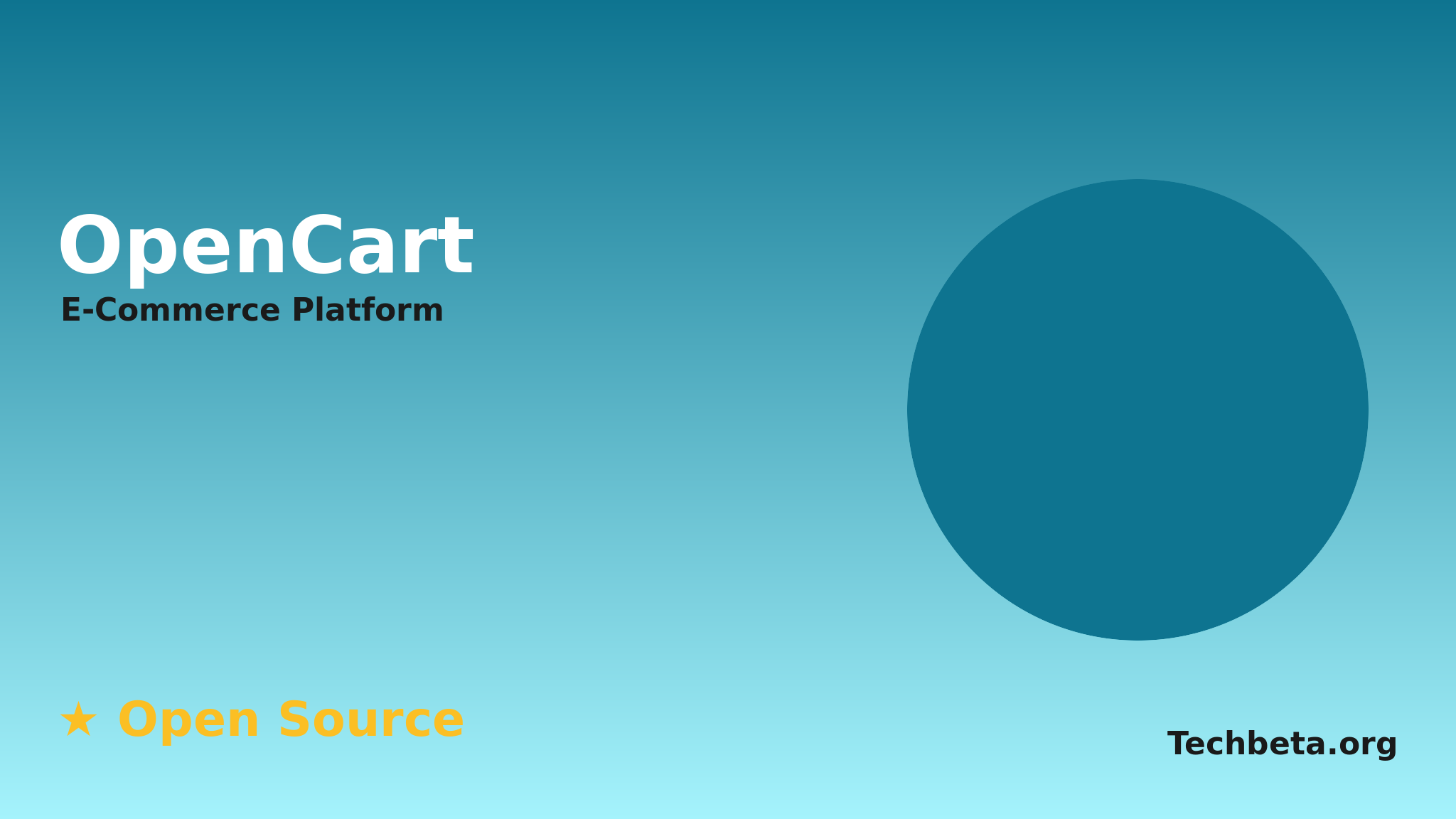 OpenCart: Open-Source E-Commerce Platform for Online Stores