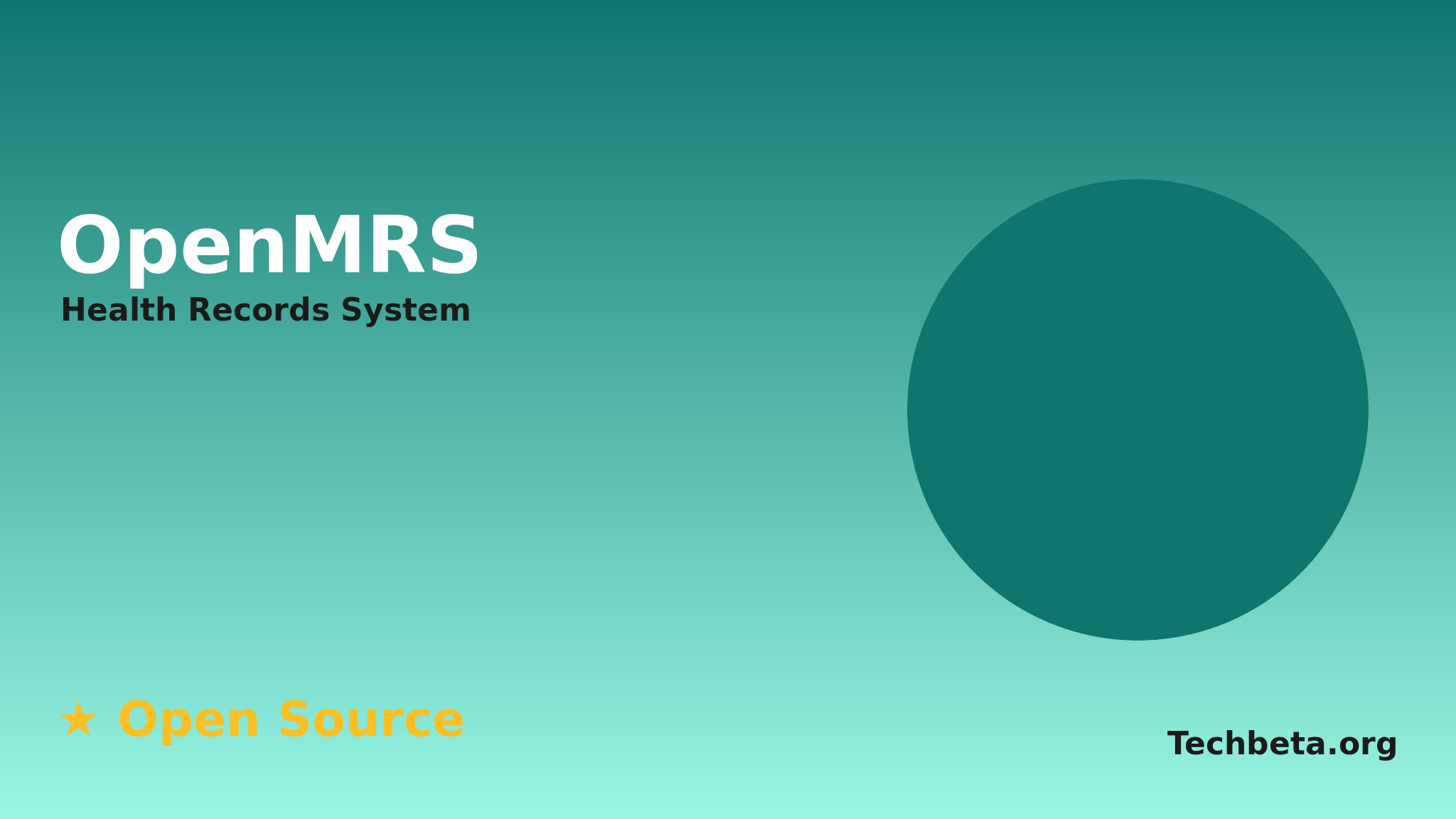 OpenMRS: Open-Source Electronic Health Records Management System