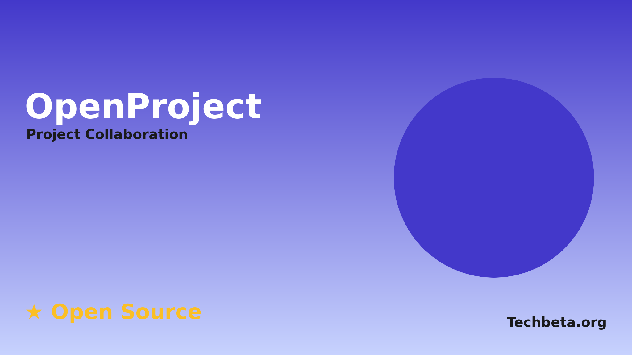 OpenProject: Open-Source Project Management and Collaboration Platform