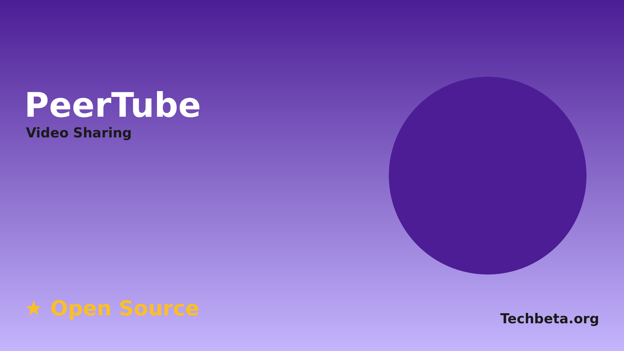 PeerTube: Open-Source Video Sharing Platform for Decentralized Video Hosting