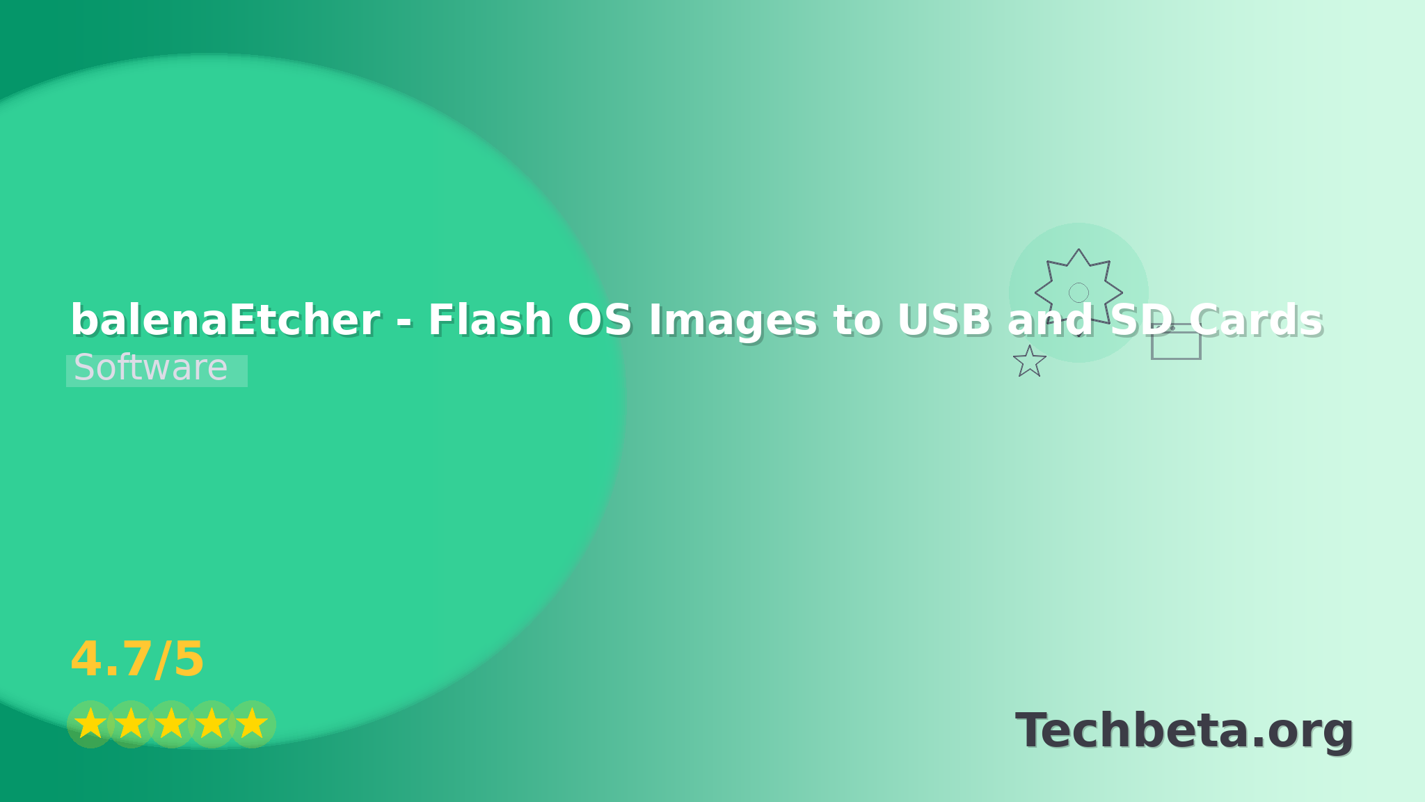 balenaEtcher – Flash OS Images to USB and SD Cards