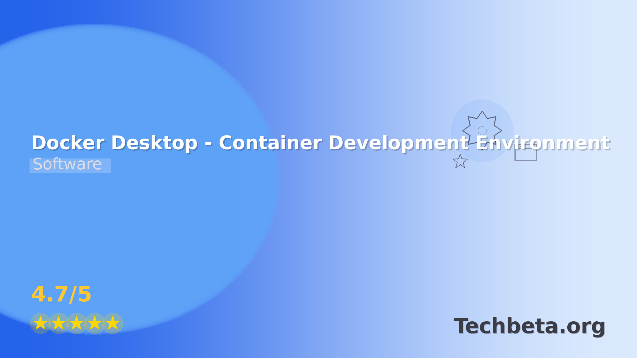 Docker Desktop – Container Development Environment