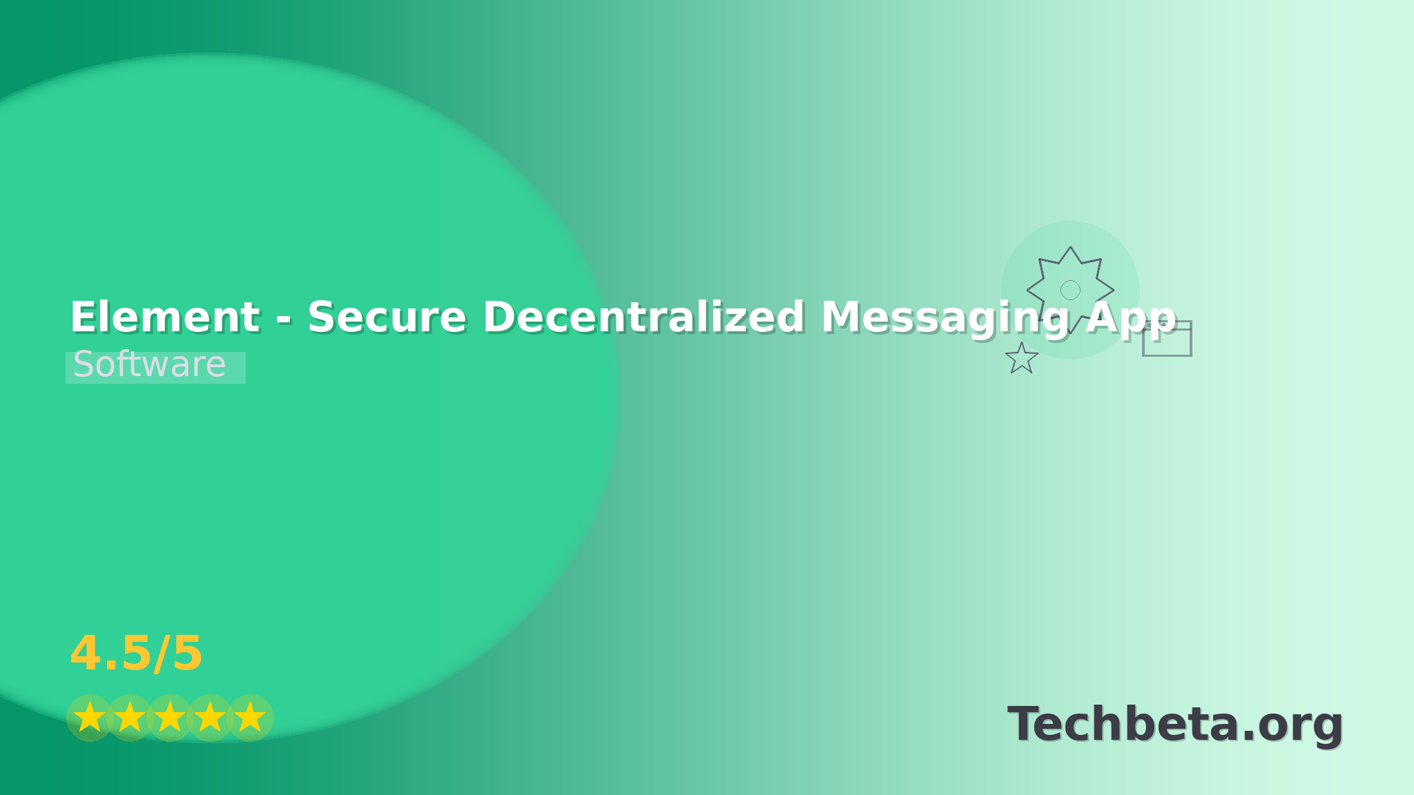 Element – Secure Decentralized Messaging App