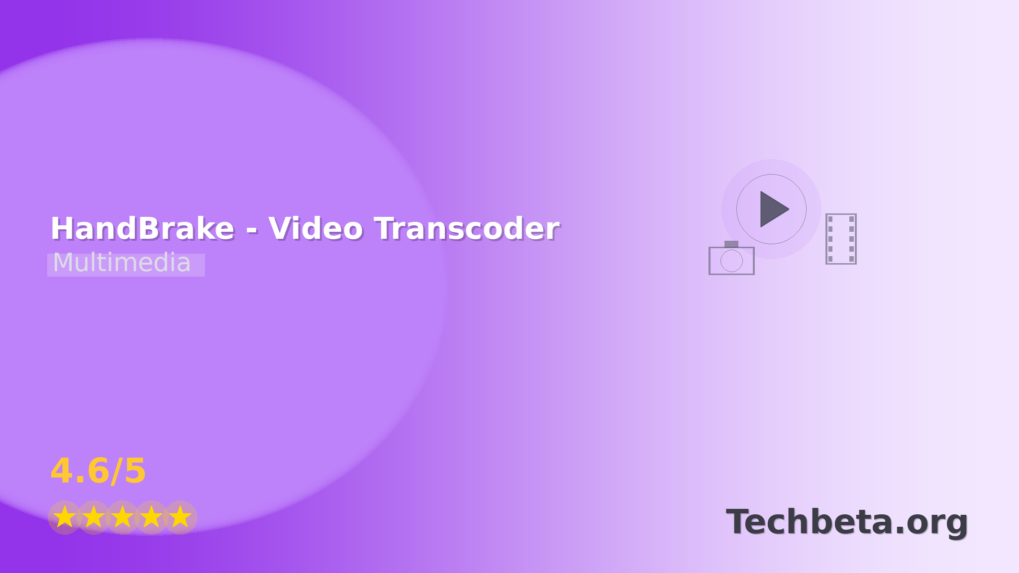 HandBrake – Video Transcoder