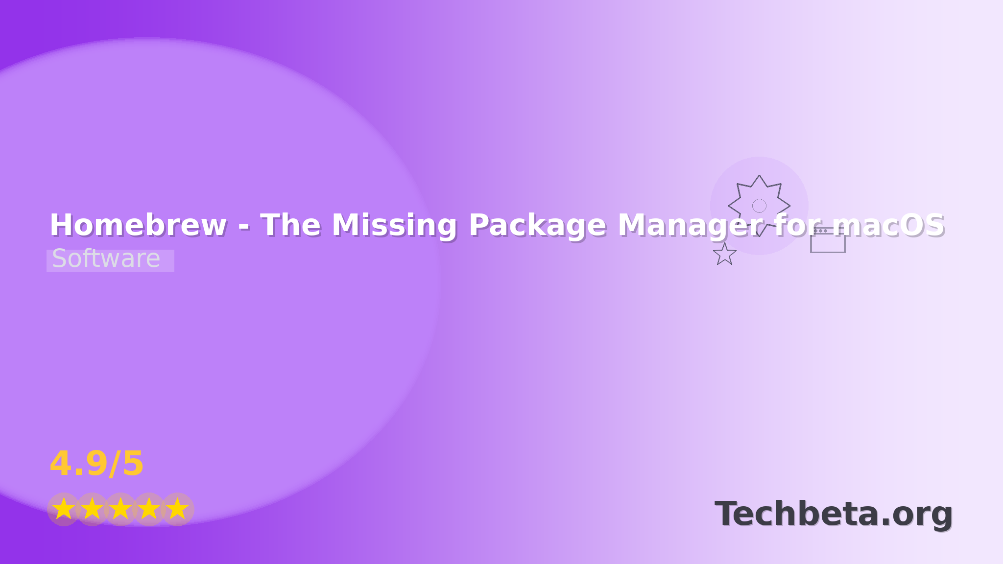 Homebrew – The Missing Package Manager for macOS