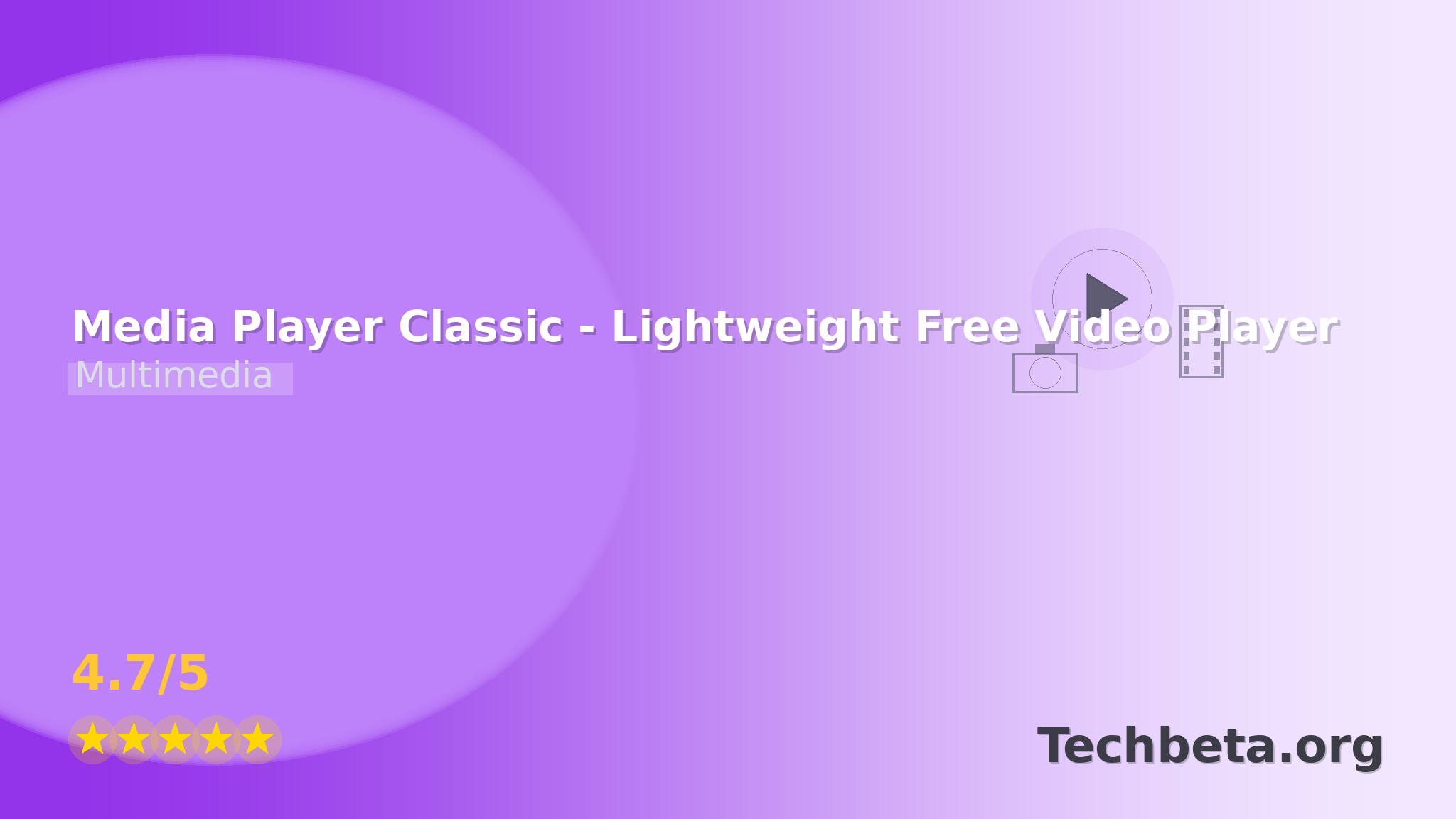 Media Player Classic – Lightweight Free Video Player