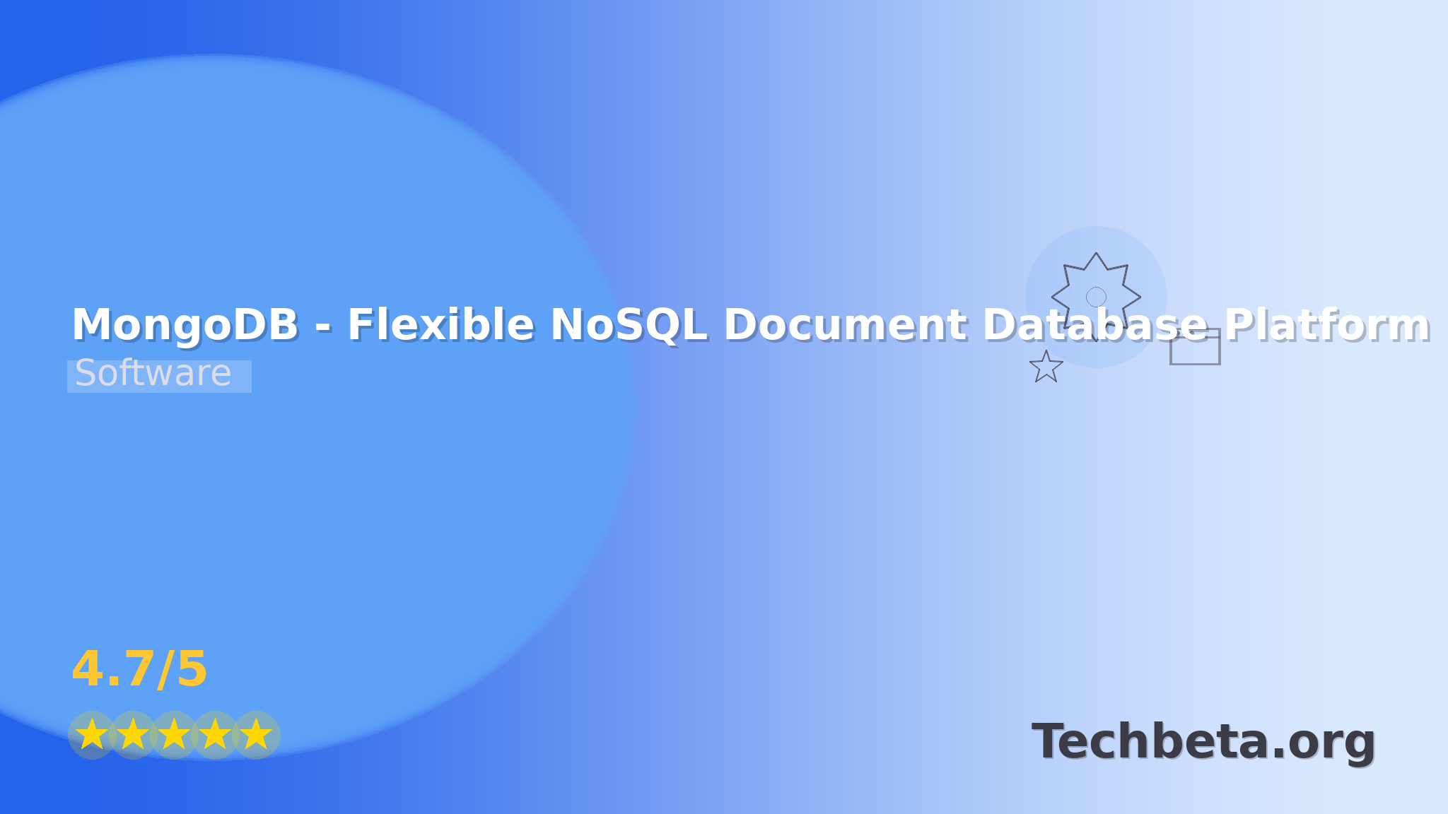 MongoDB – Flexible NoSQL Document Database Platform