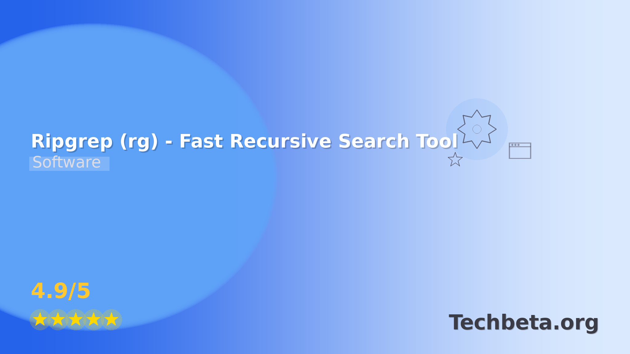 Ripgrep (rg) – Fast Recursive Search Tool