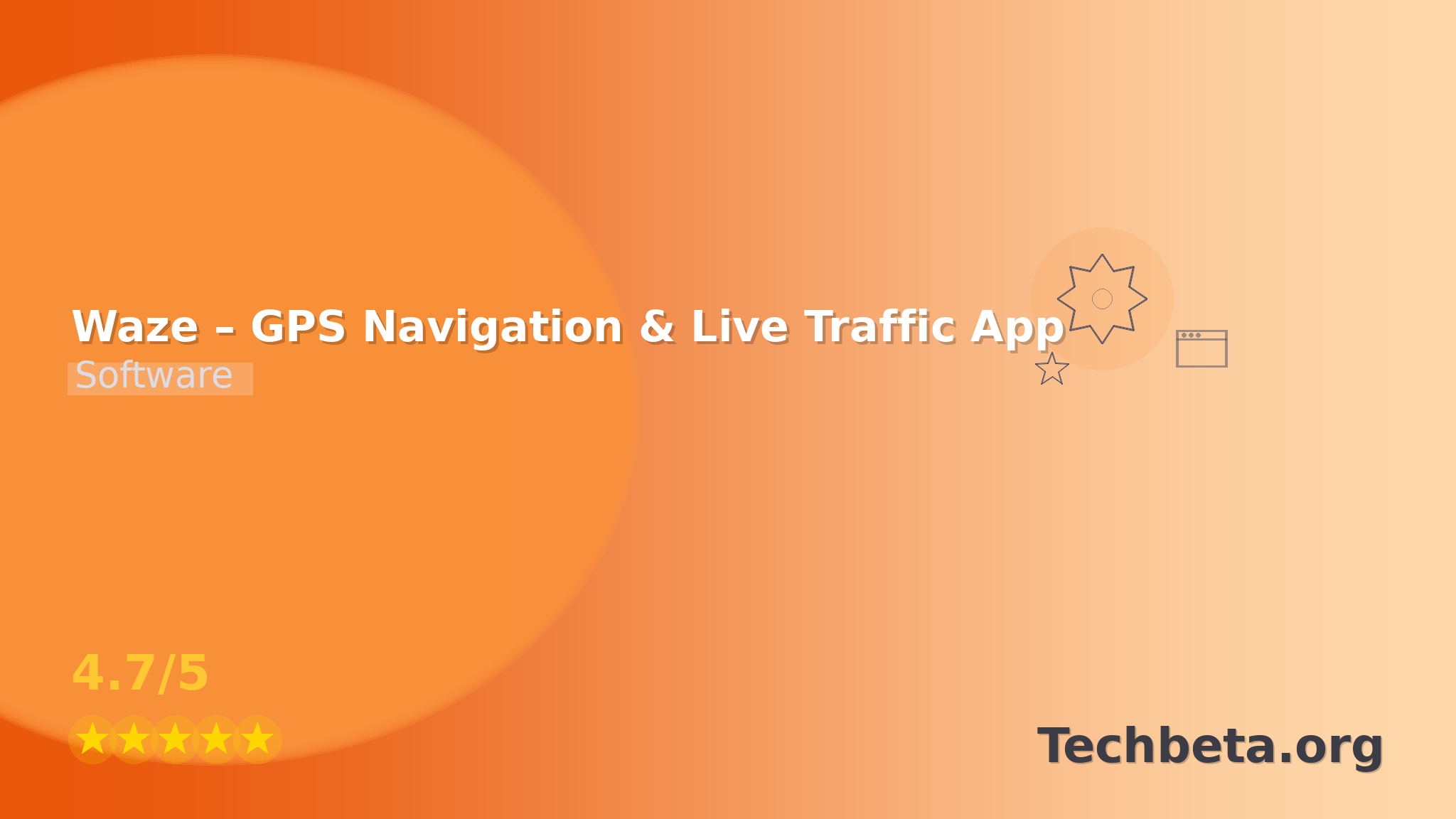 Waze – GPS Navigation & Live Traffic App